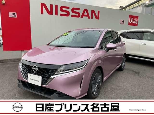 日産 ノート １．２　Ｘ　アラウンドモニター　プリクラッシュセーフティシステム　アラウンドビューカメラ　試乗車アップ　ＬＥＤ　ワンオーナー　スマートキー　車線逸脱警報装置　ドライブレコーダー　Ｂカメ　ＥＴＣ　パワーウインドウ　エアバッグ　ＡＢＳ