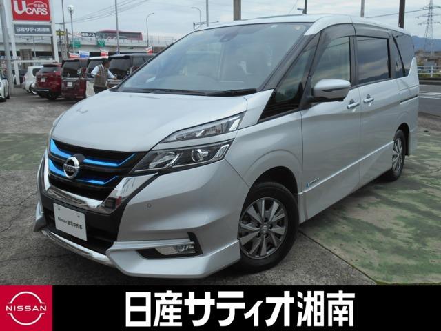 日産 セレナ ｅ－パワー　ハイウェイスターＶ　３６０°カメラ　エアバック　スマキー　ＬＤＷ　ＬＥＤ　パークアシスト　ＥＴＣ　寒冷地仕様　オートクルーズ　ドラレコ　カーテンエアバック　サイドモニター　メモリーナビ　アルミホイール　オートエアコン