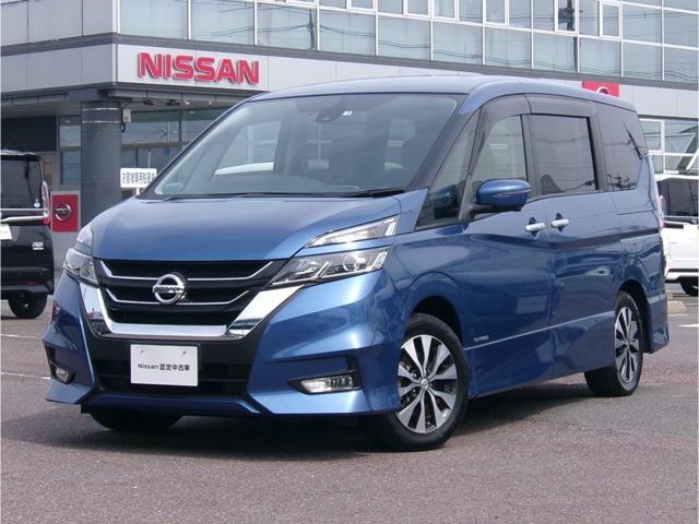 日産 セレナ ハイウェイスターＶセレＩＩ　ナビドラレコＥＴＣ全周囲カメラ付　左右パワースライドドア　車線逸脱警報装置　ＥＴＣ車載器　サイドエアバッグ　アイドリングストップ　ＬＥＤヘッドライト　セキュリティ　ドラレコ　スマートキー　バックモニター　Ｗエアバッグ　ＴＶナビ　ＡＢＳ