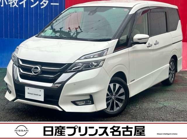 日産 セレナ ２．０　ハイウェイスターＧ　プロパイロット純正大型ナビ　後席モニター　両側自動スライドドア　ＬＤＷ　衝突軽減ブレーキ　禁煙　スマートキー　ドライブレコーダー　Ｂカメラ　パワーウィンドウ　ＥＴＣ　エアバック　ワンオーナー　Ｉ－ＳＴＯＰ　メモリーナビ　オートエアコン　ＡＢＳ