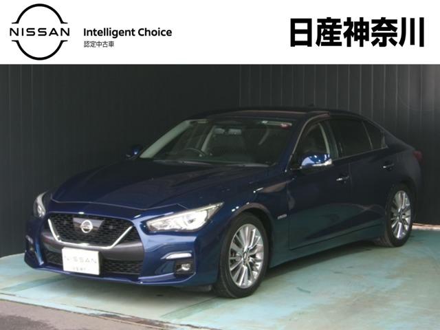 ３５０ＧＴ　ＨＩＢＲＩＤ　タイプＰ　ＢＯＳＥサウンド・プロパ　イロット２．０・ニッサンコネクトナビ・アラウンドビューモニター・ナビ連動ビルトインタイプＥＴＣ２．０車載器・前席シートヒーター・ドライブモードセレクター・ＬＥＤオートライト・フォグランプ・本革シート(1枚目)