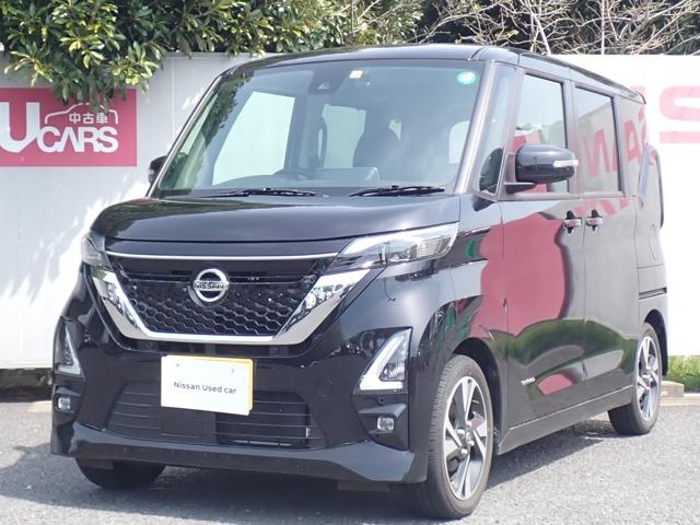 日産 ルークス ６６０　ハイウェイスターＧターボ　プロパイロット　エディション　レーンアシスト　スマートキー　ワンオーナー　ナビ　メモリーナビ　ＰＳ　エアバッグ　キーフリー　記録簿　エアコン　ＡＢＳ　アルミホイール　ＰＷ