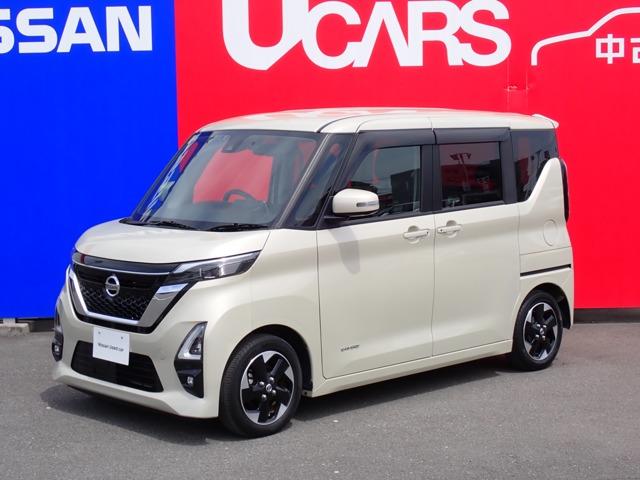 日産 ルークス ６６０　ハイウェイスターＸ　プロパイロット　エディション　両側オートスライドドア　純正メモリーナビ　パノラマカメラ　Ｂモニター　カーテンエアバッグ　ＡＣＣ　禁煙　ＬＥＤ　スマートキー　記録簿　ＥＴＣ　レーンアシスト　ワンオーナー　ドライブレコーダー　メモリーナビゲーション　ナビＴＶ　オートエアコン