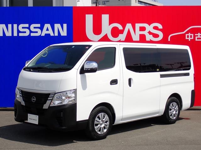 日産 キャラバン ２．０　ＤＸ　ロングボディ　試乗車　純正メモリーナビ　衝突被害軽減　バックモニター付き　キーレスキー　助手席エアバッグ　盗難防止システム　記録簿　パワーウインドウ　パワーステアリング　マニュアルエアコン　メモリーナビ　ＡＢＳ　車線逸脱警報　ワンオーナー