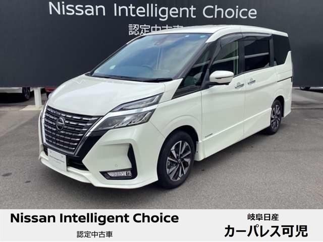 日産 セレナ ハイウェイスターＶ　純正ナビ　後席モニター　　両側オートスライドドアなので、お子さんの乗り降りラクラク、家族を乗せた旅行でも安心な安全装備、遠出に便利なＥＴＣもついてます。後席でもエアコンの調整ができるので快適です。