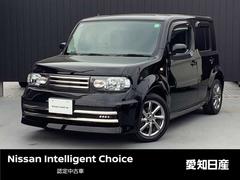 日産　キューブ　ライダー　ブラックライン　☆【安心のワンオーナー】☆走行距離【２９，０００ｋｍ】☆ＣＤラジオ☆キセノンヘッドライト☆バイザー☆盗難防止☆アイドリングストップ☆横滑り防止☆インテリジェントキー