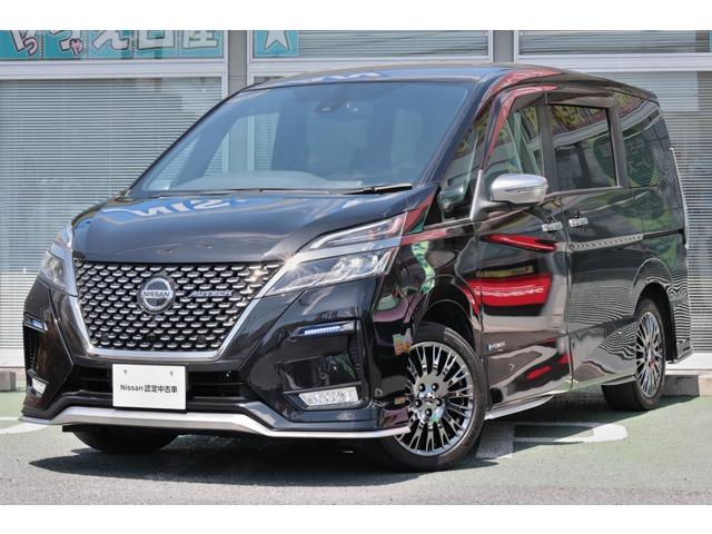 日産 セレナ １．２　ｅ－ＰＯＷＥＲ　ＡＵＴＥＣＨ　スポーツスペック　プロパイ　ナビＴＶ　アラモニ　ＬＥＤ　ドラレコ　両側パワースライドドア　ＬＥＤ　ＥＴＣ　ワンオ－ナ－車　インテリキー　レーダークルーズ　メモリーナビ　車線逸脱警報　バックカメラ　アラウンドビューモニタ　エマ－ジェンシーブレーキ