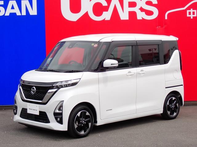 日産 ルークス ６６０　ハイウェイスターＸ　純正メモリーナビ　ＳＯＳコール　ワンオーナー車　スマートキ　ＬＥＤライト　禁煙　ＥＴＣ　ドライブレコーダー　盗難防止装置　車線逸脱警報　メモリーナビ　バックカメラ　ナビ＆ＴＶ　オ－トエアコン　両側スライド片側電動ドア　Ｗエアバッグ