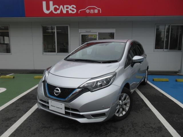 日産 ノート １．２　ｅ－ＰＯＷＥＲ　Ｘ　踏み間違い　アラウンド　スマートミラー　衝突回避軽減　パワーウィンド　インテリジェントキ－　レーンキープ　Ｗエアバック　バックカメラ　アイドリングストップ　ワンオーナー車　ＥＴＣ　オートエアコン　盗難防止装置　ドライブレコーダー　ナビＴＶ