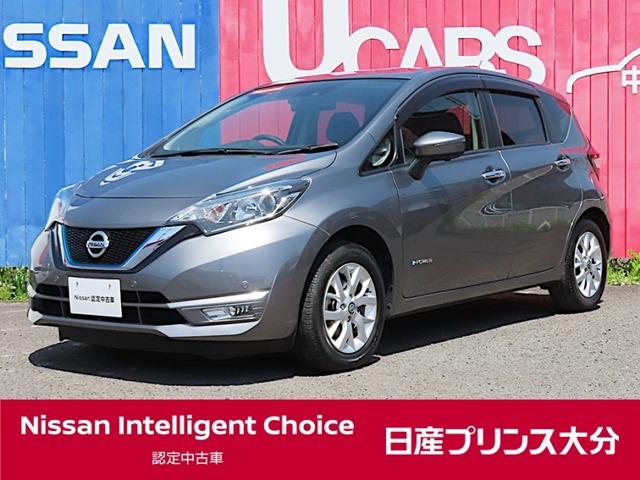 日産 ノート １．２　ｅ－ＰＯＷＥＲ　Ｘ　メモリーナビ　ＡＶＭ　ＥＴＣ　ドラレコ　衝突回避軽減　パワーウィンド　インテリジェントキ－　禁煙　レーンキープ　ＬＥＤ　Ｗエアバック　アイドリングストップ　ワンオーナー車　ＥＴＣ　オートエアコン　盗難防止装置　ドライブレコーダー　ナビＴＶ