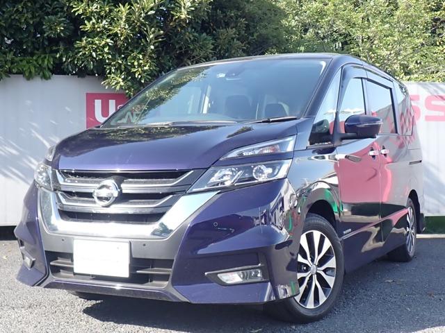 日産 セレナ ２．０　ハイウェイスター　ＶセレクションＩＩ　後席モニター　クルコン　エマブレ　１オナ　両側自動ドア　メモリ－ナビ　ＬＥＤライト　盗難防止装置　クルコン　ＥＴＣ　ドラレコ　サイドエアバッグ　バックモニタ　インテリキー　アルミ　エアバッグ　ナビ＆ＴＶ　オートエアコン　キーフリー