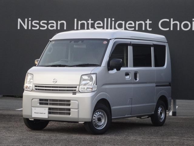 日産 ＮＶ１００クリッパーバン ６６０　ＤＸ　セーフティパッケージ　ハイルーフ　５ＡＧＳ車　社用車アップ・衝突被害軽減ブレーキ　誤発進　車線逸脱警告　リモコンキー　前席パワーウインドウ　両席エアバッグ　ワンオーナー　マニュアルエアコン　記録簿　パワステ　運転席エアバッグ　ＡＢＳ