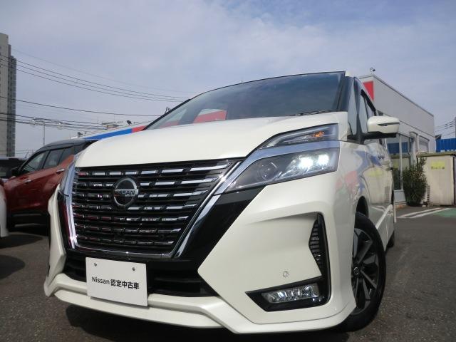 ２．０　ハイウェイスター　Ｖ　プロパイロット　純正大型ナビ　追突軽減ブレーキ　アラウンドビュ－　メモリナビ　パワステ　ＬＥＤヘットライト　サイドカメラ　ＡＣＣ　スマートキー　ＥＴＣ　ドライブレコーダー　ワンオーナー　サイドエアバック　盗難防止システム　ＡＢＳ