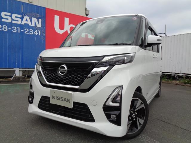 日産 ルークス ６６０　ハイウェイスターＧターボ　プロパイロット　エディション　プロパイロット　純正メモリーナビ　アイドリンクストップ　レーンアシスト　アダプティブクルーズ　ＬＥＤヘッドランプ　スマートキー　カーテンエアバック　ワンオーナー　ドラレコ　Ｂカメラ　メモリーナビ　盗難防止システム　ＰＳ　ナビＴＶ　ＰＷ