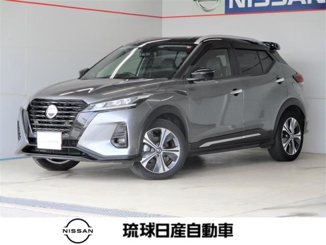 沖縄の中古車 日産 キックス 支払総額 266.6万円 リ済込 2020(令和2)年 1.6万km グレーブラックツートン