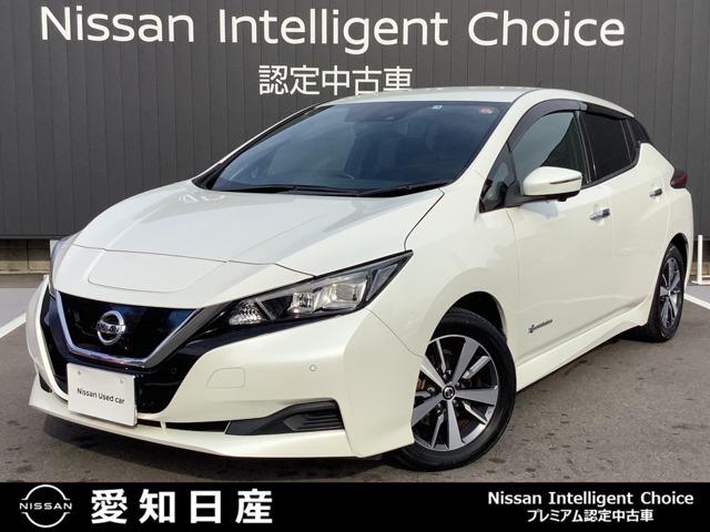 日産 リーフ Ｘ　／プロパイロット・ＬＥＤヘッド・ドラレコ　インテリジェントキー　ＬＫＡ　パーキングサポート　バックカメラ　サイドエアバッグ　ワンオーナー　アルミホイール　メモリ－ナビ　ＥＴＣ　ワンセグＴＶ　点検記録簿　キーフリー　ナビ＆ＴＶ　オートエアコン