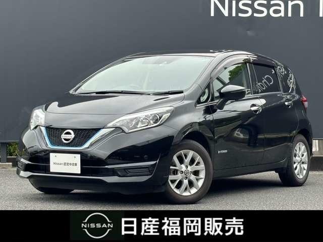 日産 ノート １．２　ｅ－ＰＯＷＥＲ　Ｘ　衝突軽減ブレーキ　衝突回避軽減　パワーウィンド　インテリジェントキ－　レーンキープ　Ｗエアバック　バックカメラ　アイドリングストップ　ＥＴＣ　オートエアコン　盗難防止装置　ドライブレコーダー　点検記録簿付　ナビＴＶ