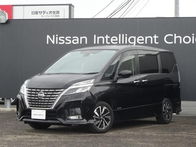 日産 セレナ ２．０　ハイウェイスター　Ｖ　１０インチ純正ナビ・ＥＴＣ・１オーナー　追突軽減ブレーキ　アラウンドビュ－　メモリナビ　パワステ　ＬＥＤヘットライト　オートクルーズ　スマートキー　ＥＴＣ　ドライブレコーダー　ワンオーナー　盗難防止システム　アルミホイール　ＡＢＳ　記録簿