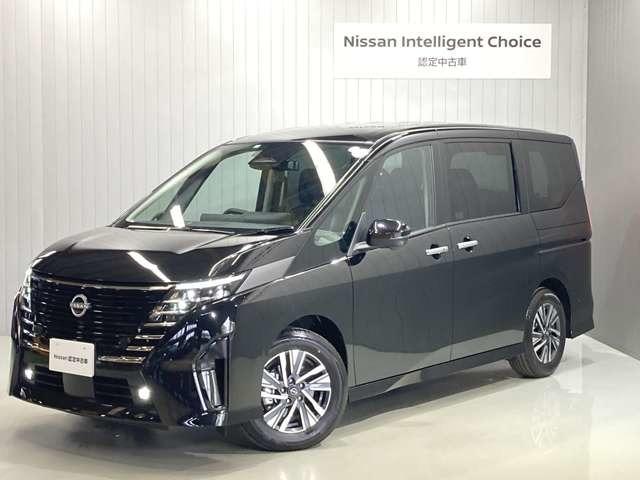 セレナ(日産) ｅ−パワー　ルキシオン　１．４　ｅ−ＰＯＷＥＲ　ルキシオン　展示試乗車アップ　メーカーＯＰナビ付き・左右オートスライドドア・ＥＴＣ・アラウンドビューモニター・プロパイロット・ＬＥＤヘッドライト・アルミホイール・フォグランプ 中古車画像