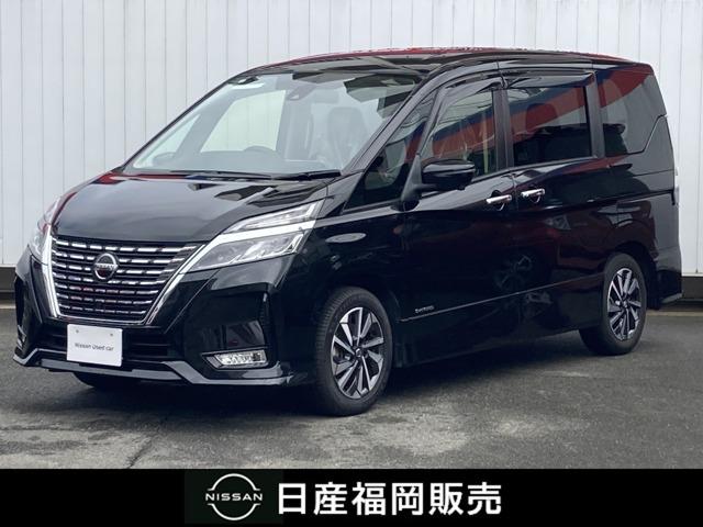 日産 セレナ ２．０　ハイウェイスター　Ｖ　全方位カメラ　衝突被害軽減ブレーキ　追突軽減ブレーキ　メモリナビ　パワステ　ＬＥＤヘットライト　サイドカメラ　ＡＣＣ　スマートキー　ＥＴＣ　ナビ　ワンオーナー　サイドエアバック　盗難防止システム　アルミホイール　ＡＢＳ　オートエアコン