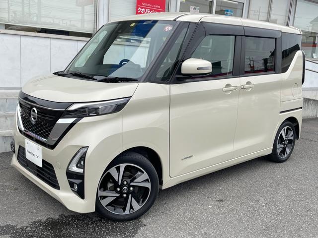 日産 ルークス ６６０　ハイウェイスターＧターボ　プロパイロット　エディション　アイドリンクストップ　アダプティブクルーズ　ＬＥＤヘッドランプ　スマートキー　ワンオーナー　Ｂカメラ　メモリーナビ　ＰＳ　ナビＴＶ　エアバッグ　キーフリー　記録簿　エアコン　ＡＢＳ　ワンセグ　ＰＷ