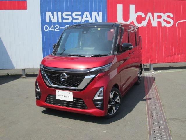 日産 ルークス ６６０　ハイウェイスターＧターボ　プロパイロット　エディション　アラウンドビューモニター　アイドリンクストップ　アダプティブクルーズ　ＬＥＤヘッドランプ　スマートキー　ワンオーナー　ドラレコ　メモリーナビ　ＰＳ　ナビＴＶ　エアバッグ　キーフリー　記録簿　エアコン　ＡＢＳ　ワンセグ　ＰＷ