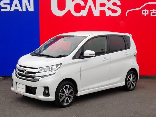 日産 デイズ ６６０　ハイウェイスターＧターボ　純正メモリーナビ　アラウンドビュー　車線逸脱警報装置　ワンオーナー車　助手席エアバッグ　Ｓキー　盗難防止システム　禁煙　キーレスエントリー　ＥＴＣ付き　ドライブレコーダー　オートエアコン　アルミホイール　ナビＴＶ　メンテナンスノート