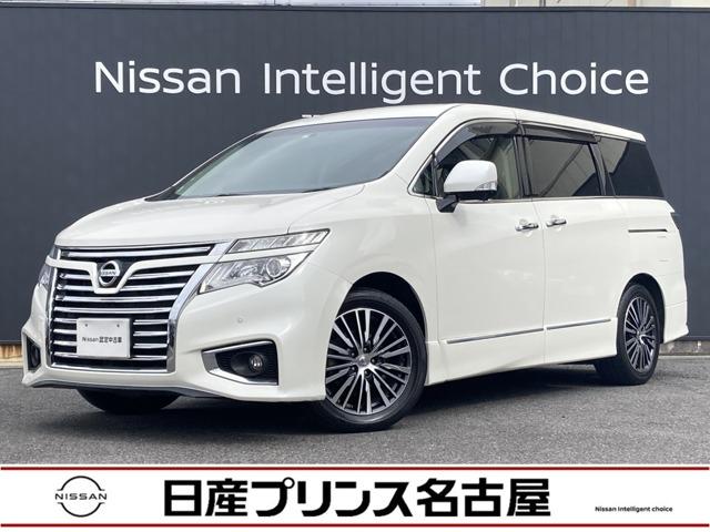 エルグランド ３５０ハイウェイスター　４ＷＤ　後席モニター★全周囲カメラ★メーカーナビＴＶ★両側オートスライドドア★ＬＥＤライト★オートバックドア★クルコン★前後ソナー★ドラレコ★ＥＴＣ★純正アルミ★４ＷＤ（1枚目）