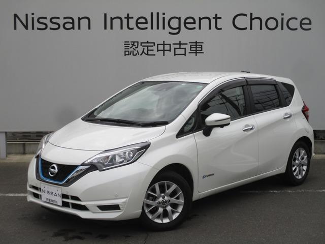 日産 ノート １．２　ｅ－ＰＯＷＥＲ　Ｘ　Ｖセレクション　／踏み間違い防止／エマブレ／ＥＴＣ　踏み間違い　レーンキープアシスト　フルオートエアコン　スマートキー　ドライブレコーダー　ＬＥＤライト　ＥＴＣ　イモビ　ワンオーナー　パワーウィンドウ　パワーステアリング　記録簿　メモリーナビ　ＡＢＳ