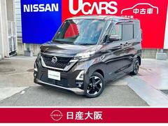 日産　ルークス　６６０　ハイウェイスターＸ　アラウンドビューモニター　純正メモリーナビ