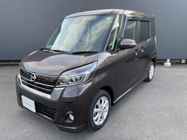 日産 デイズルークス ６６０ハイウェイスターＸエマブレＡＶＭ　左オートスライドドア　エマージェンシーブレーキ　セキュリティー　ｉ－ｓｔｏｐ　スマキー　１オーナー車　ＬＥＤヘットランプ　ＥＴＣ　記録簿　ナビＴＶ　アラウンドビュー　フルオートエアコン　ドライブレコーダー