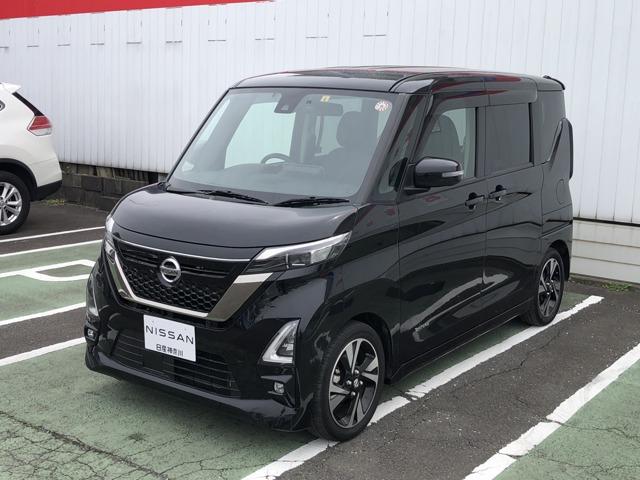 日産 ルークス ６６０　ハイウェイスターＧターボ　アーバンクロム　プロパイロット　エディション　前後ドライブレコーダー・日産メモリーナビ　踏み間違い衝突防止アシスト　アランドビューモニター　エアバッグ　キーレス　ナビ＆ＴＶ　ＬＥＤヘッドライト　アダプティブクルーズコントロール　両側自動ドア　Ａストップ　車線逸脱警報　ワンオーナー　ＥＴＣ