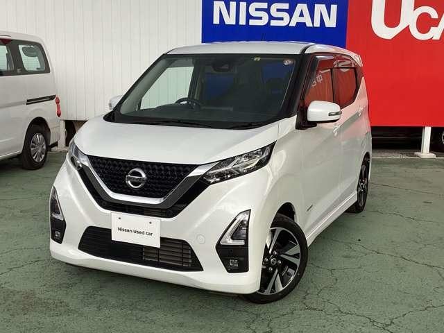 日産 デイズ ６６０　ハイウェイスターＧターボ　ワンオーナー・アラウンドＶモニター