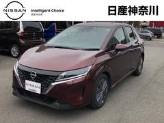 日産　ノート　Ｘ　弊社禁煙試乗使用車　日産純正前後ドライブレコーダー　ニサ