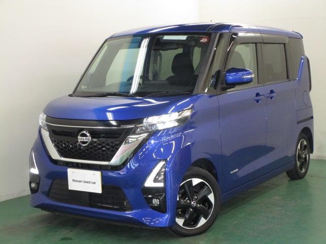 ルークス(日産) ６６０　ハイウェイスターＸ　全周囲カメラ・衝突軽減ブレーキ搭載　スマートキ　ＬＥＤライト　ドライブレコーダー　盗難防止装置　車線逸脱警報　メモリーナビ　バックカメラ　ナビ＆ＴＶ　オ−トエアコン　両側スライド片側電動ドア　Ｗエアバッグ　カーテンエアバック　ワンセグ 中古車画像