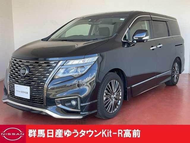 日産 エルグランド ２５０ハイウェイスター　プレミアム　アーバンクロム　４ＷＤ　アラウンドビュー　両側ＡＳＤ　ＥＴＣ　バックカメラ　クルコン　サイドカメラ　パートタイム４ＷＤ　ワンオ－ナ－車　ＬＥＤライト