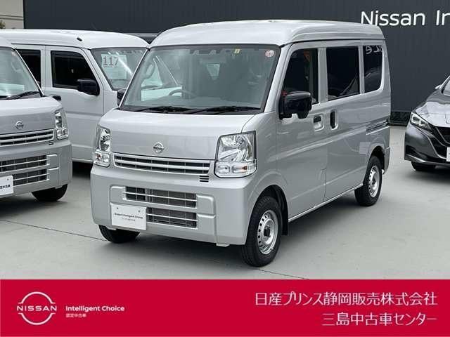 日産 ＮＶ１００クリッパーバン ６６０　ＤＸ　セーフティパッケージ　ハイルーフ　５ＡＧＳ車　４ＷＤ　ナビゲーション・ドライブレコーダー　誤発進　Ｂカメ　リモコンキー　前席パワーウインドウ　両席エアバッグ　メモリーナビ　マニュアルエアコン　パワステ　４ＷＤ　運転席エアバッグ　ＡＢＳ