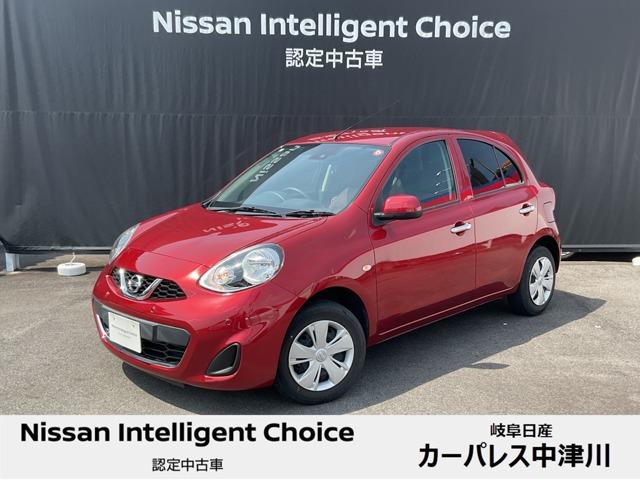 マーチ(日産) Ｓ　プラムインテリア　当社社用車／車検来年１１月／エマージェンシーブレーキ／前後踏み違い防止／ハイビ 中古車画像