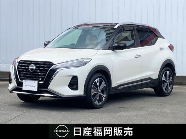 日産 キックス １．２　Ｘ　ツートーン　インテリアエディション　（ｅ－ＰＯＷＥＲ）　９インチナビプロパイロット前後ドラレコ　アラビュー　踏み間違い衝突防止アシスト　ＡＣＣ　ワンオーナー　ＬＤＷ　インテリキー　ＬＥＤヘッドライト　ＥＴＣ　ドラレコ　キーレスエントリー　盗難防止システム　サイドエアバック　ナビＴＶ　メモリーナビ