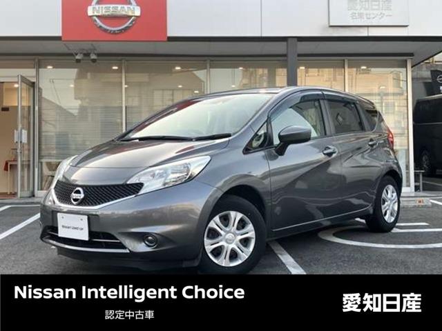 日産 ノート １．２　Ｘ　ＤＩＧ－Ｓ　純正ナビ　バックカメラ　ＥＴＣ　記録簿　リアカメラ　禁煙車両　エコモード　ＷエアＢ　オ－トエアコン　ワンオーナー車　ＥＴＣ　ＰＷ　ＡＢＳ　ワンセグ　運転席エアバック　キーフリーシステム　ナビテレビ　パワーステアリング