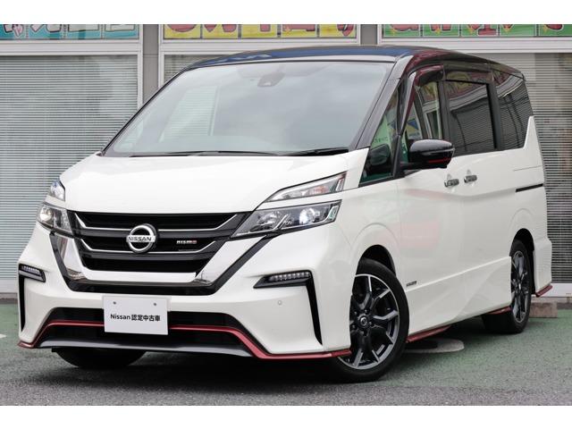 日産 セレナ ２．０　ＮＩＳＭＯ　プロパイ　ナビＴＶ　後席モニター　ＬＥＤ　両側ＡＳＤ　アラウンドカメラ　衝突被害軽減Ｓ　１オナ　ＡＢＳ　ＬＤＷ　ＡＷ　Ａストップ　キーフリー　ドライブレコーダー　メモリーナビゲーション　ＥＴＣ　サイドエアバッグ　ナビＴＶ　オートエアコン