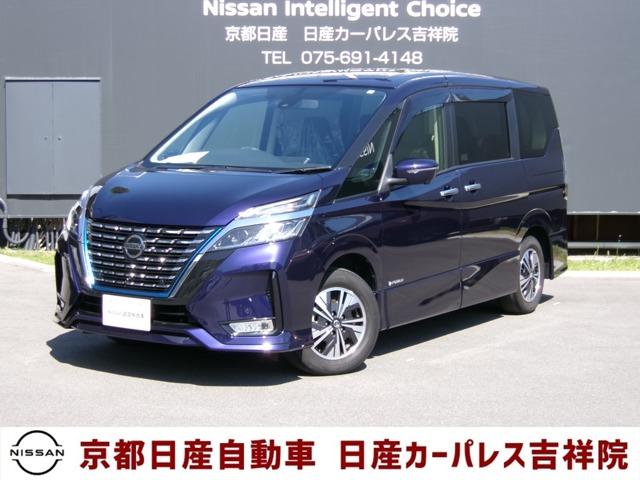 日産 セレナ １．２　ｅ－ＰＯＷＥＲ　ハイウェイスター　Ｖ　アラウンドモニター　ドラレコ　ＥＴＣ　Ｄ０６０８　フルオートエアコン　被害軽減ブレーキ　車線逸脱警報装置　スマートキー　ワンオーナー　イモビ　ＬＥＤライト　クルコン　ドラレコ　ＥＴＣ　エアバック　カーテンエアバック　キーフリー　サイドモニター　ＡＢＳ