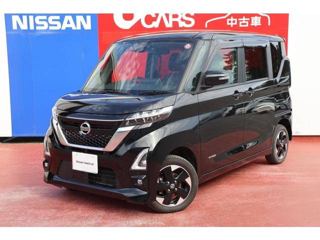 日産 ルークス ６６０　ハイウェイスターＸ　４ＷＤ　純正ナビ／アルミホイール