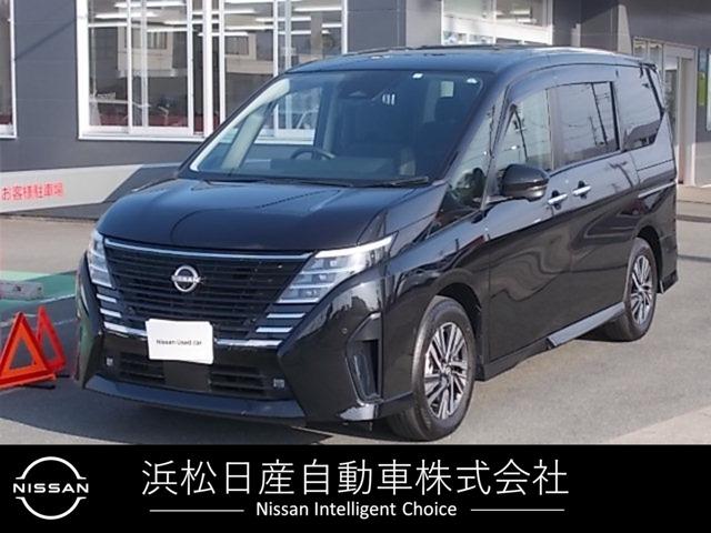 セレナ(日産) １．４　ｅ−ＰＯＷＥＲ　ハイウェイスターＶ　プロパイロット後席モニター　踏み間違え防止　車線逸脱警報　ＬＥＤライト 中古車画像