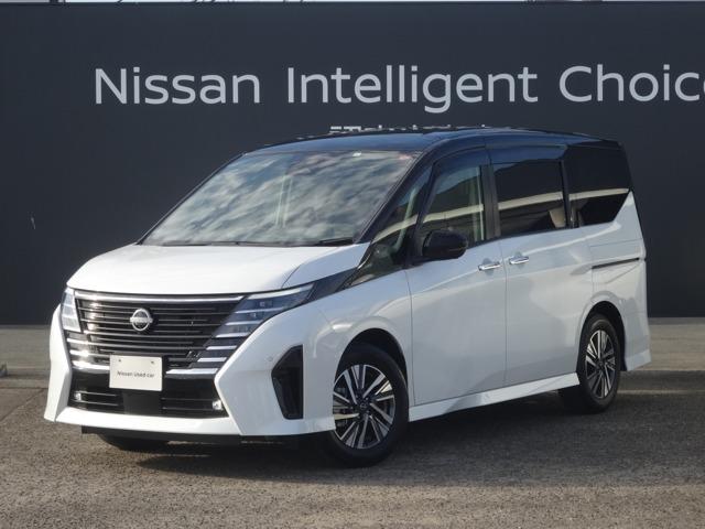 セレナ(日産) ２．０　ハイウェイスターＶ　メーカーナビ・プロパイロット・ＥＴＣ　Ｗ電動スライド　アラモニ　展示・試乗車ＵＰ　ＬＥＤ 中古車画像