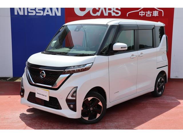 日産 ルークス ６６０　ハイウェイスターＸ　４ＷＤ　純正ナビ／アルミホイール