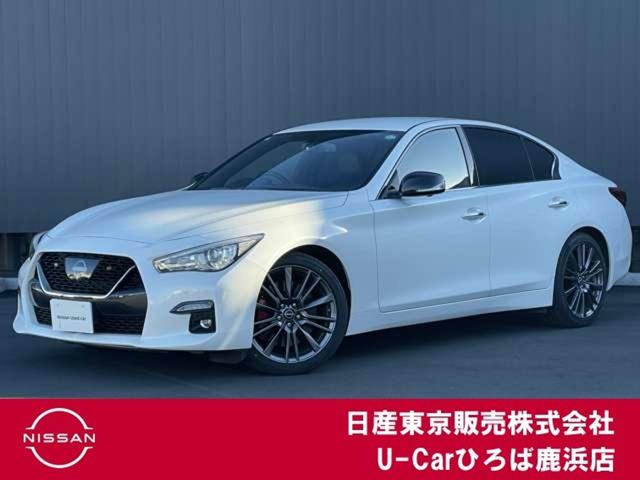 スカイライン(日産) ３．０　４００Ｒ　黒本革シート　エマブレ　踏み間違い防止　衝突被害軽減ブレーキ　１オナ 中古車画像