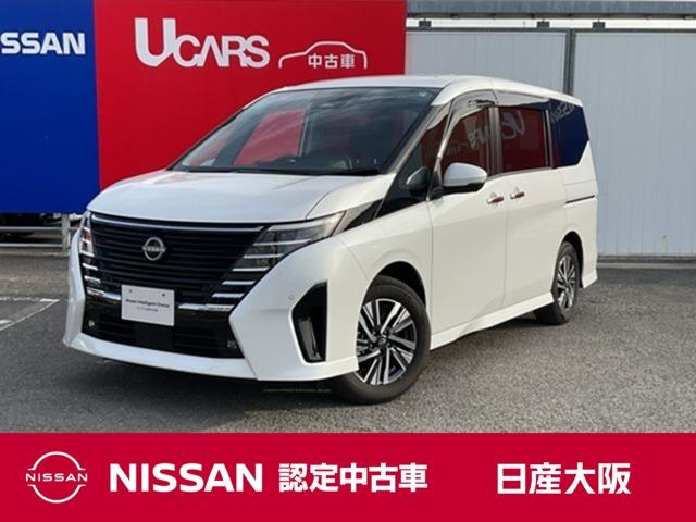セレナ(日産) ハイウェイスターＶ　Ｖセレクション　後席モニター　エマブレ　アラウンドビュー　レーンキープ　両側電動ドア 中古車画像