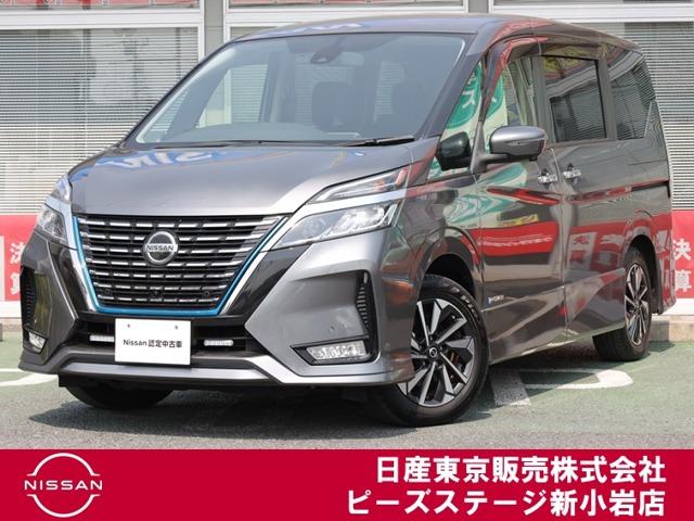 １．２　ｅ－ＰＯＷＥＲ　ハイウェイスター　Ｖ　プロパイ　ナビＴＶ　アラモニ　ＬＥＤ　アダプティブクルーズＣ　全周囲モニタ　両側ＰＷスライドドア　自動（被害軽減）ブレーキ　オ－トエアコン　バックモニター　スマートキー＆プッシュスタート　点検記録簿　寒冷地　キーレスキー　Ｉストップ