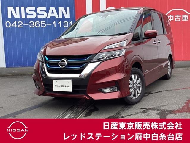 セレナ(日産) ｅ−パワー　ハイウェイスターＶ　プロパイロット　純正大画面メモリーナビ　ナビ連動ドラレコ＆ＥＴＣ２．０　フロントシートヒーター＆ステアリングヒーター　両側オートスライドドア 中古車画像